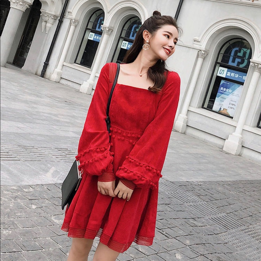 Red dress